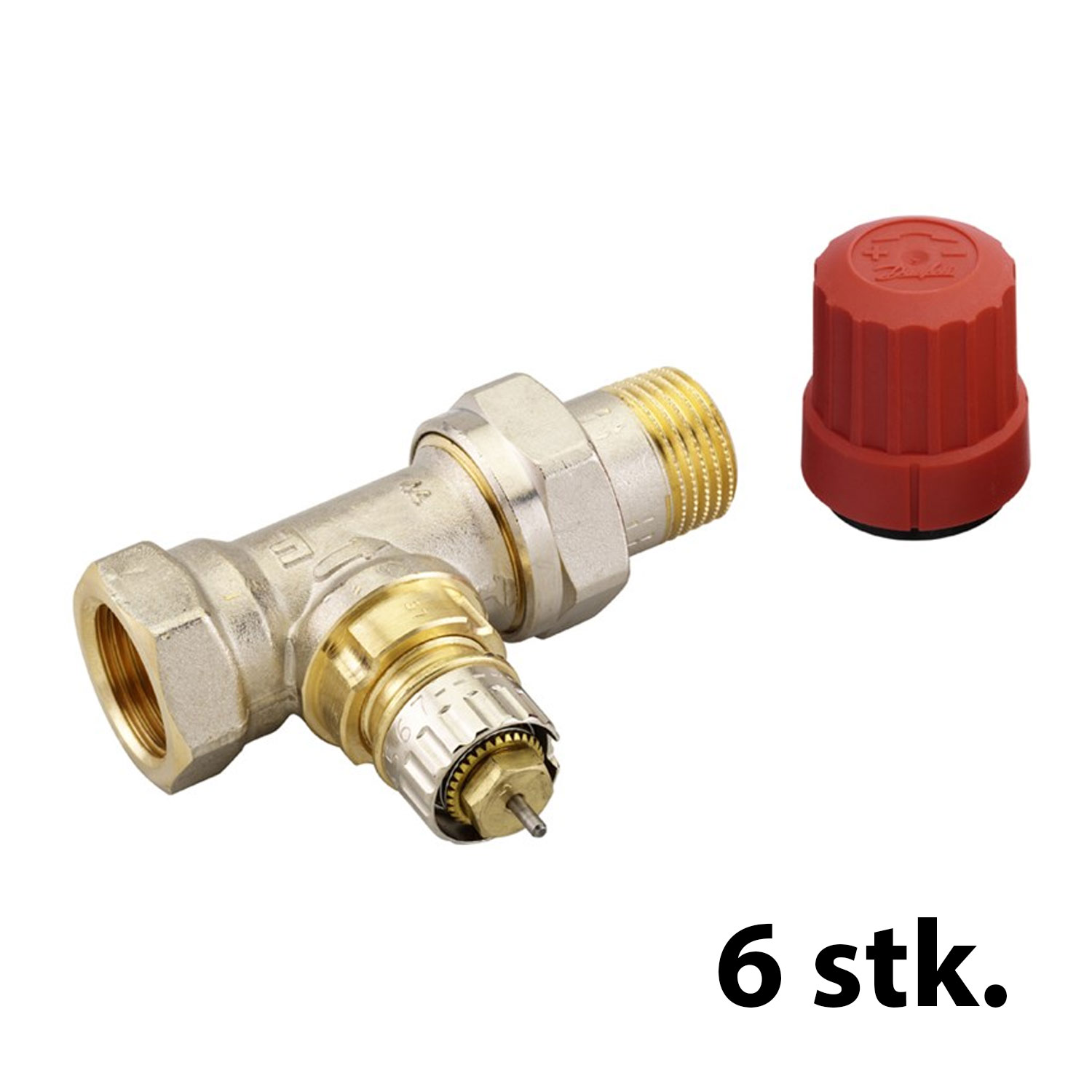 Udskiftning af 6 stk. gamle radiatorventiler til Danfoss RA-N